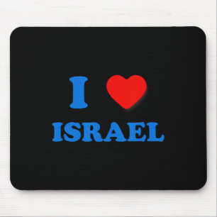 Herz Israel I Love Israel Unabhängigkeit Tag Star Mousepad