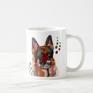 [Herz] Kaffee-Tasse der Schäferhund-I Kaffeetasse
