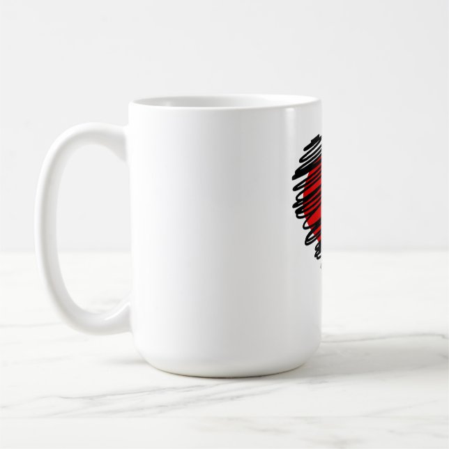 Herz Kaffeetasse (Links)