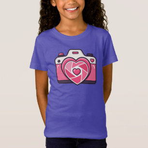 Herz-Kamera-Kids-T-Shirt T-Shirt
