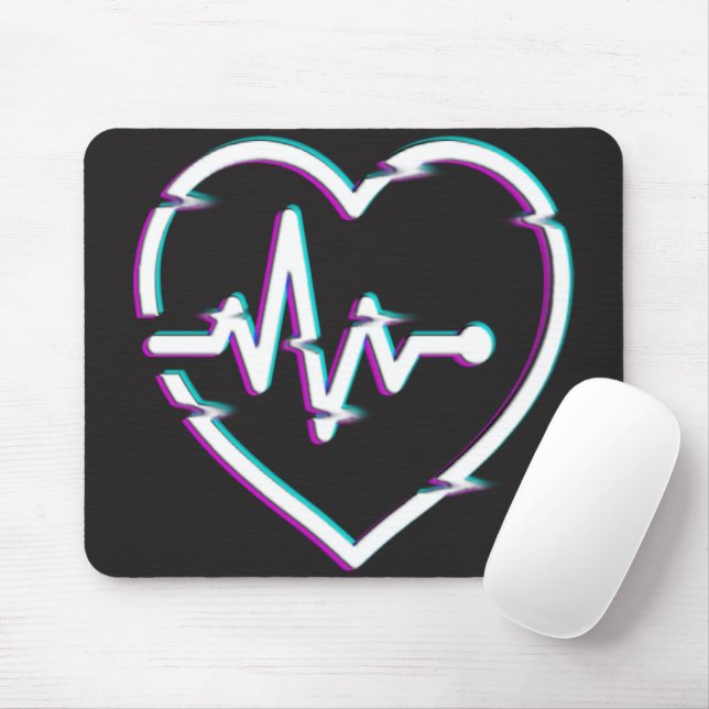 Herz Karo Mousepad (Mit Mouse)