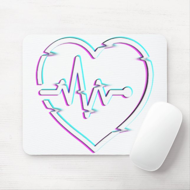 Herz Karo Mousepad (Mit Mouse)