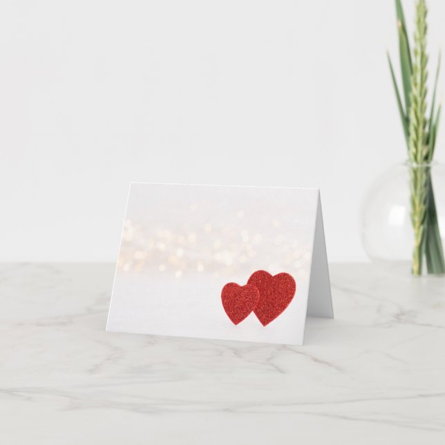 Herz. Karte (Vorderseite)