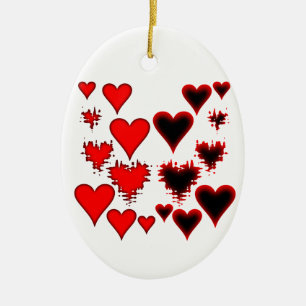Herz Keramikornament