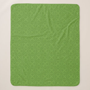 Herz-Klee-Muster Sherpadecke