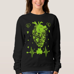 Herz Kleeblatt Herzerkrankung Nurse St Patrick S D Sweatshirt