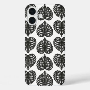 Herz Knochen iPhone 16 Plus Hülle