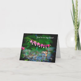 Herz-Kolibri in meinem Herzen Karte