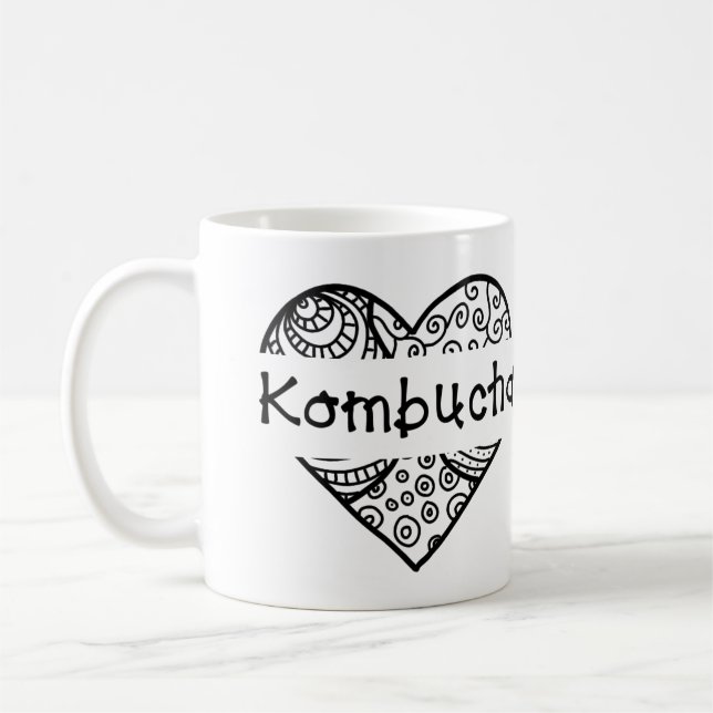 Herz Kombucha Tasse (Links)
