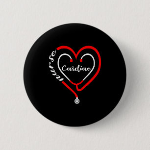 Herz-Krankenschwester Valentinstag Stethoskop Herz Button