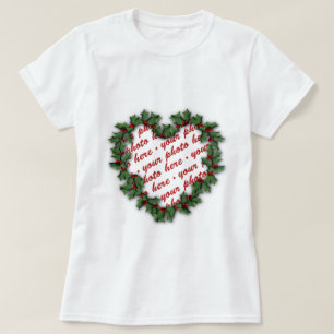 Herz Kranz Bilderrahmen T-Shirt