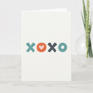 Herz Kreis Xoxo Liebeskarte Karte