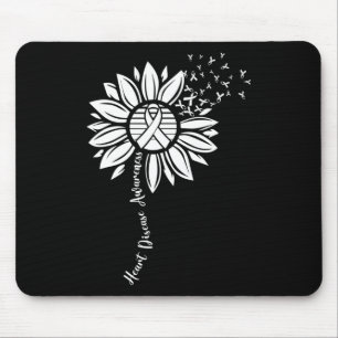 Herz-Kreislauf-Bewusstseinsmonat Sonnenblumen-Schl Mousepad