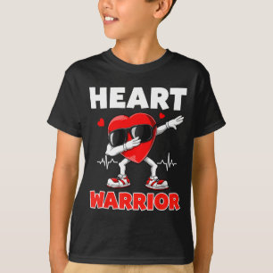 Herz Krieger Herzkrankheit Bewusstseinsmonat Rot H T-Shirt