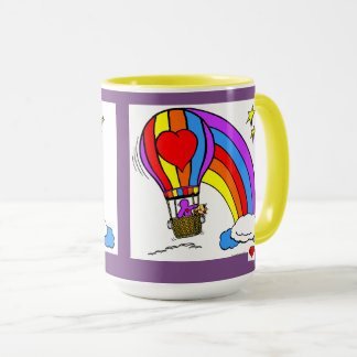 Herz-Kunst-Ballon Tasse