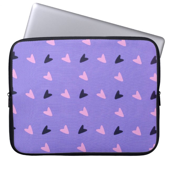 Herz Laptopschutzhülle (Vorderseite)