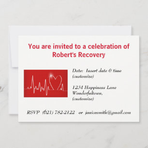 Herz - Leckt, Behalte über Ticken Einladung