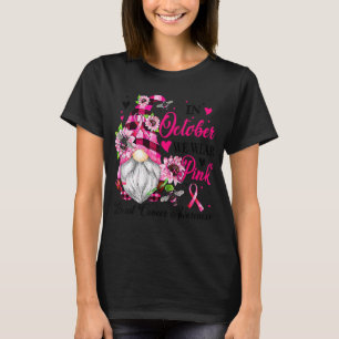 Herz Leopard Sonnenblume Im Oktober Tragen Wir Ros T-Shirt