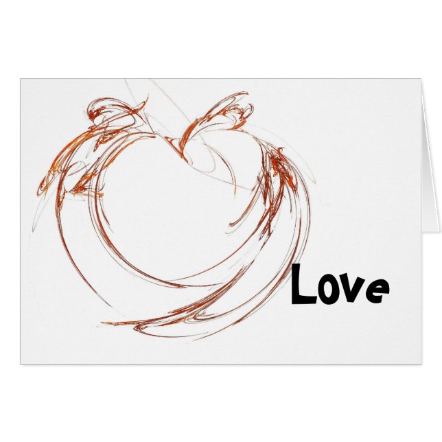 Herz, Liebe (Vorderseite (Horizontal))