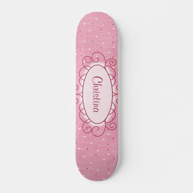 Herz & Liebe Alte Schule Skateboard (Vorne)