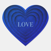 Herz "Liebe" Bright Blue