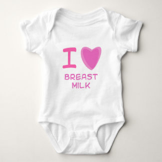 Herz (Liebe) Muttermilch Baby Strampler