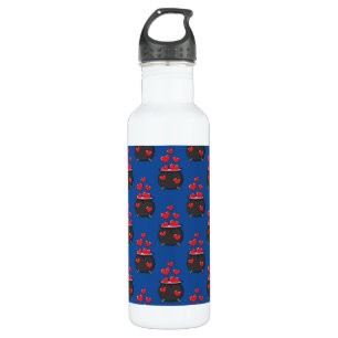 Herz-Liebe-Pop Edelstahlflasche