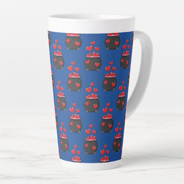 Herz-Liebe-Pop Milchtasse (Rechte Ecke)