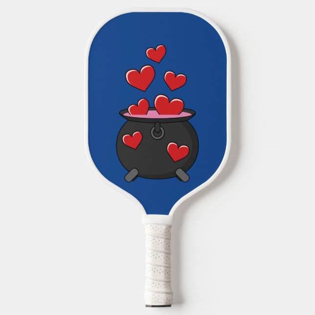 Herz-Liebe-Pop Pickleball Schläger (Vorderseite)