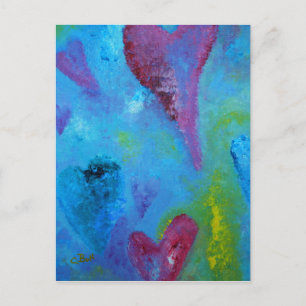 Herz - Liebe Postkarte