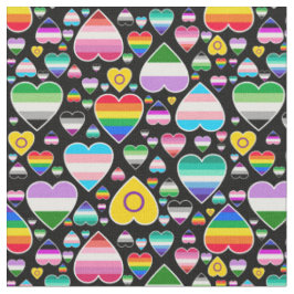 Herz Liebe Regenbogen farbenfrohe Stolz Fahnen lgb Stoff