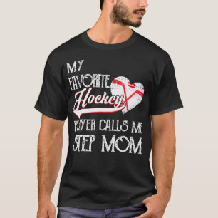 Herz Liebe Süß Lieblings Eishockeyspieler Nennt Mi T-Shirt