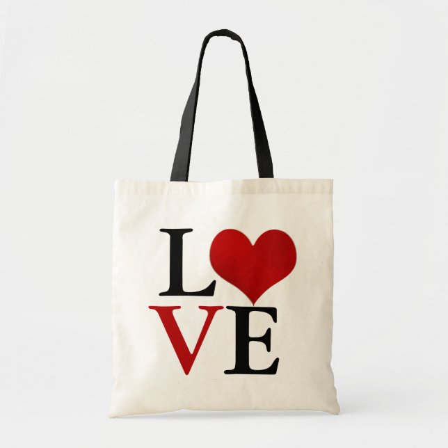 Herz, Liebe Tragetasche (Vorne)