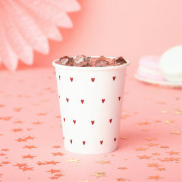Herz & Liebe Valentinisches Brautparty Pappbecher