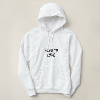 "Herz-Liebe-zu-Geboren"-T-Shirt Hoodie