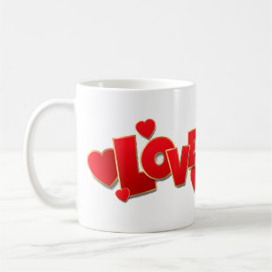 💘 Herz Liebeszitat Design für romantisches Gesche Kaffeetasse
