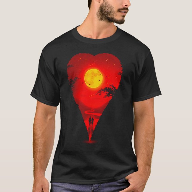 Herz Locator T-Shirt (Vorderseite)