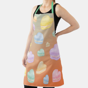 Herz Macarons Schürze