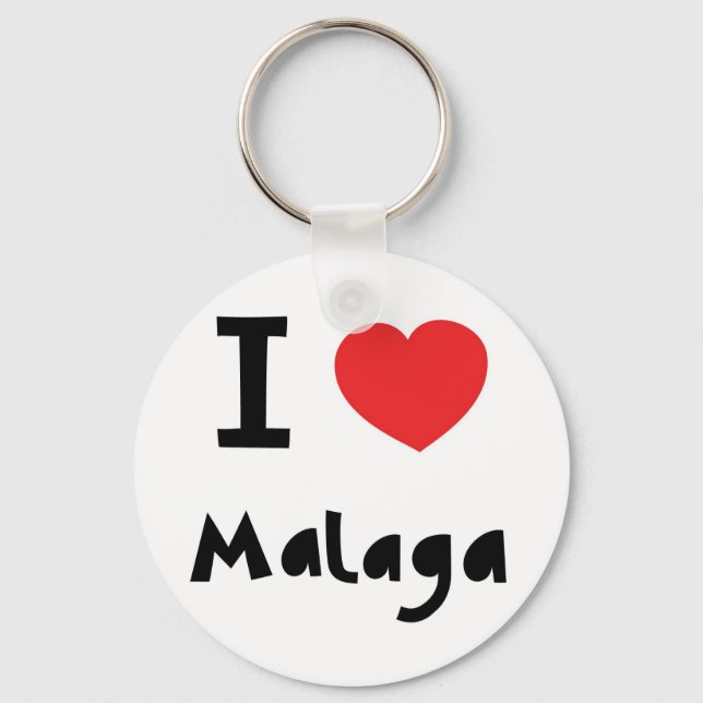 Herz Malaga Schlüsselanhänger (Vorderseite)