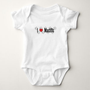 (Herz) Mastiffs I Baby Strampler