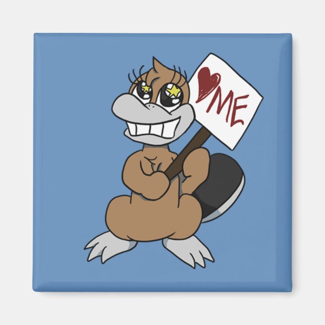 Herz-Me Platypi Magnet (Vorne)