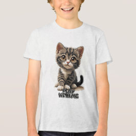 Herz-Melting Kitten Tri-Blend Shirt