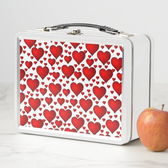 Herz Metall Lunch Box (Beispiel)