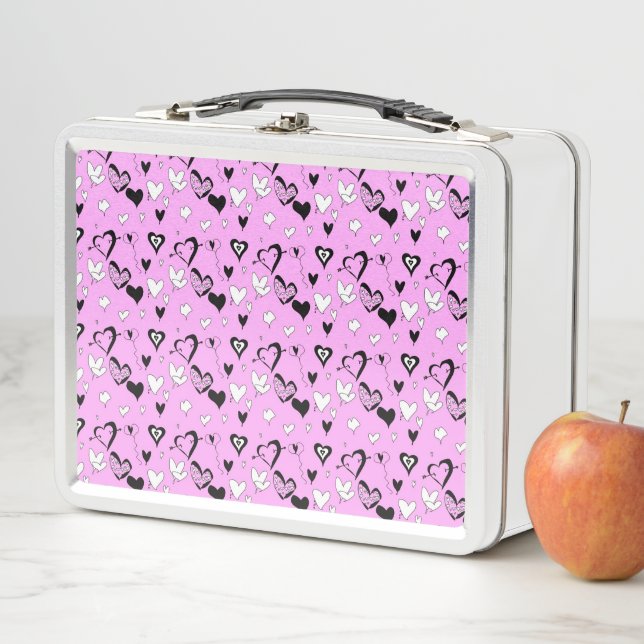 Herz Metall Lunch Box (Beispiel)