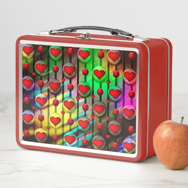 Herz Metall Lunch Box (Beispiel)
