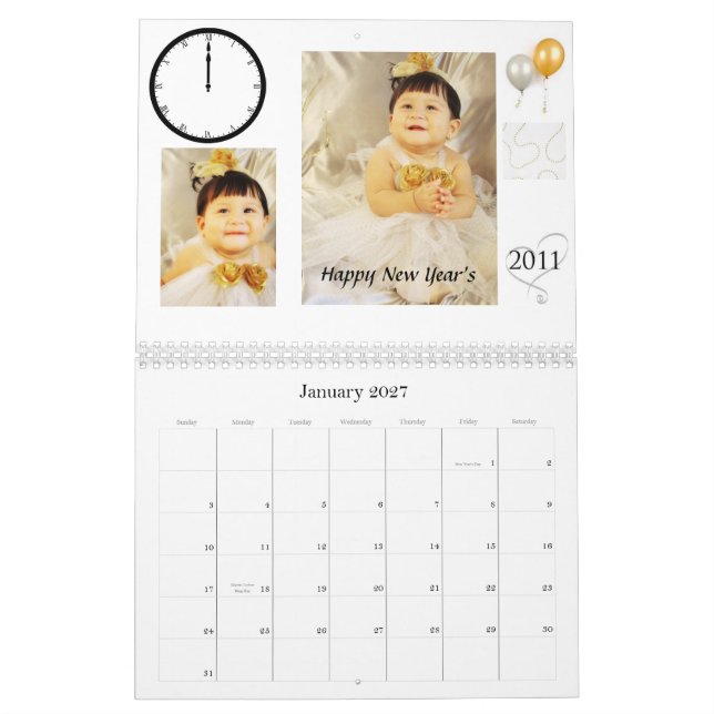 Herz mit Bogen, Luvabow Kreationen, Kalender, 20… Kalender (Jan 2027)