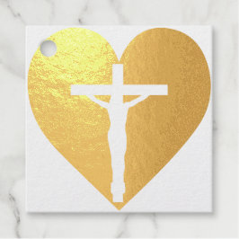 Herz mit Christus Geschenkanhänger