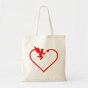 Herz mit cupid Geschenk für Sie Tragetasche
