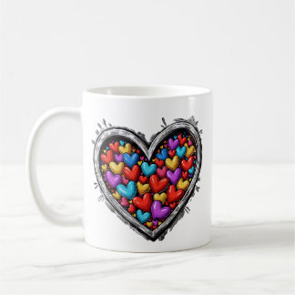 Herz mit Herz Kaffeetasse