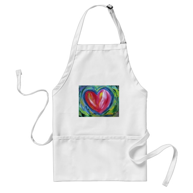 Herz mit Hope Art Custom Schürze (Vorne)